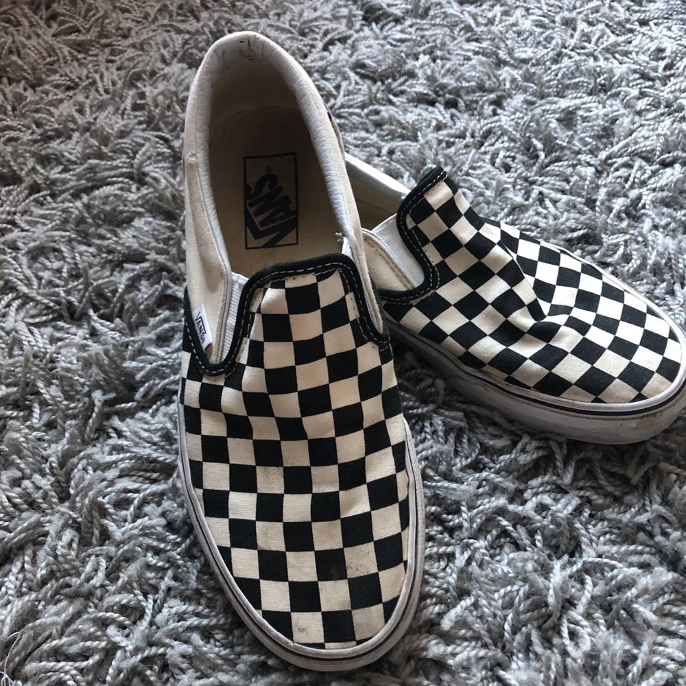 Checkered Vans